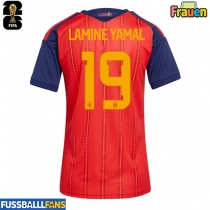 Spanien Lamine Yamal #19 Heimtrikot Frauen WM 2026 Kurzarm